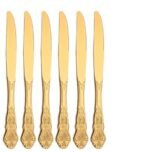 Stainless Steel Cutlery Spoon West Dinnerware Set Gold Plated - Image 3