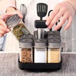 Spice Jar Glass Organizer Pepper Seasoning Container Kitchen - Image 2