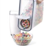 SET OF 4 AIR TIGHT STORAGE CONTAINERS CEREAL FOOD DRY KITCHEN PATRY DISPENSER - Image 10