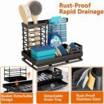 Kitchen Caddy Sink Organizer, Stainless Steel Sink Caddy Sponge Holder For Kitchen Sink - Image 5