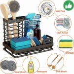 Kitchen Caddy Sink Organizer, Stainless Steel Sink Caddy Sponge Holder For Kitchen Sink - Image 9