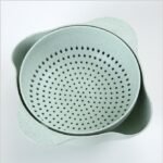 Kitchen Laundry Organizer Thickening Home Kitchen Plastic Rice Friut Bowl Washing Rice Sieve Basin Washing Basket - Image 9