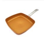 Non-stick Copper Frying Pan with Ceramic Coating and Induction cooking,Oven & Dishwasher safe 10 & 8 Inches - Image 4