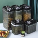 6PC Set Food Storage Kitchen Sealed Jar Set Containers With Lids - Image 2
