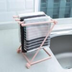 Foldable Dishcloth Shelf Kitchen Accessories Gadget Organizer - Image 6