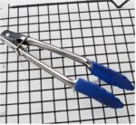 Silicone Kitchen Cooking Salad Utensils BBQ Clip Stainless - Image 4