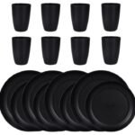 Wheat Straw Plastic American Bowl Plate Set - Image 2