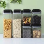 6PC Set Food Storage Kitchen Sealed Jar Set Containers With Lids - Image 7