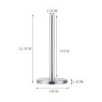 Stainless Steel Vertical Paper Towel Holder - Image 4