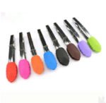 Silicone Kitchen Cooking Salad Utensils BBQ Clip Stainless - Image 2