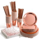 Disposable Paper Plate Cutlery Set Blue - Image 7