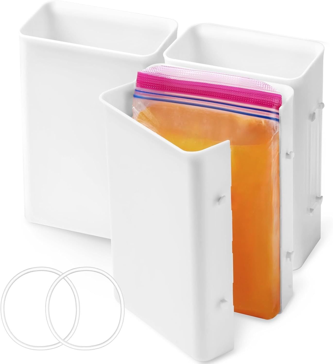 98904bb0-280d-4a13-890b-a9137adb5ef5.jpg Freezer Soup Containers 3 Pack - 946ml Meal Prep Molds & Food Organizer Storage For Soup, Juice, Leftovers - Image 1