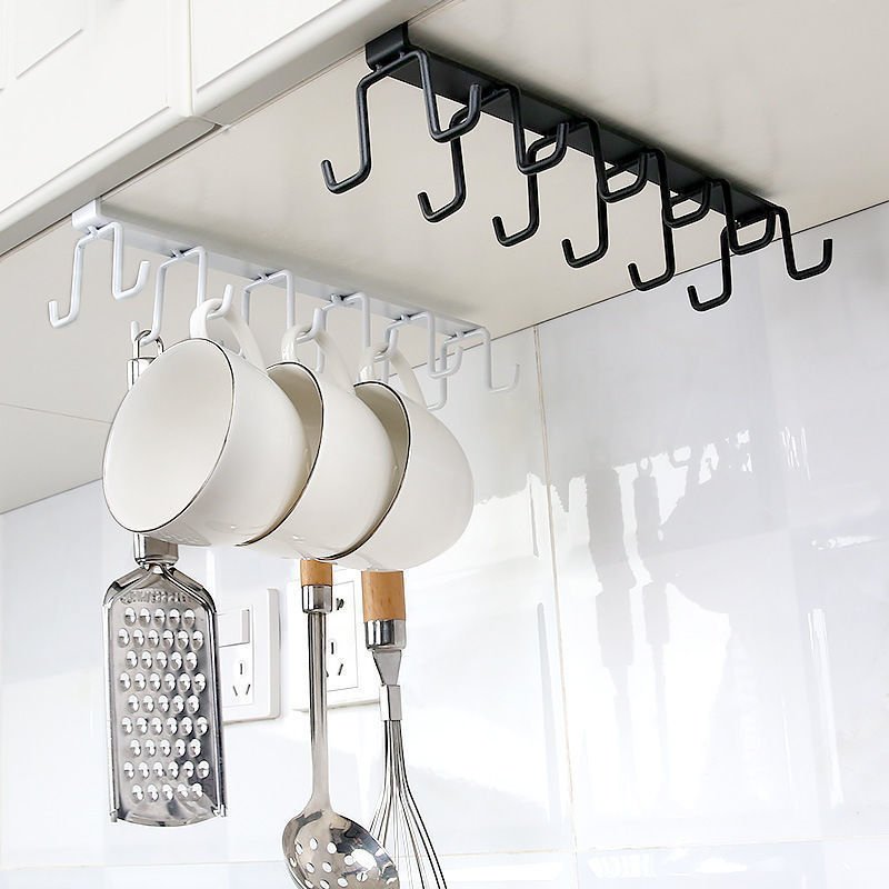 9b66d3b8-0124-4b3f-883c-555feadd47d2.jpg Mug Cup Hanger Bathroom Kitchen Organizer Hanging Rack Holder - Image 1