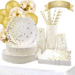 Disposable Paper Plate Cutlery Set Blue - Image 3