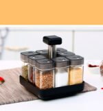 Spice Jar Glass Organizer Pepper Seasoning Container Kitchen - Image 4