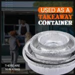 Thickened Tin Foil Tray Baked Rice Round Disposable Barbecue Tray Fast Food Box - Image 8