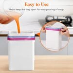 Freezer Soup Containers 3 Pack - 946ml Meal Prep Molds & Food Organizer Storage For Soup, Juice, Leftovers - Image 7