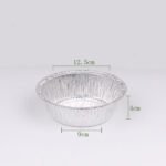 Thickened Tin Foil Tray Baked Rice Round Disposable Barbecue Tray Fast Food Box - Image 4