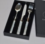 Home Fashion Simple Diamond Encrusted Western Dinnerware Set - Image 4