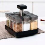 Spice Jar Glass Organizer Pepper Seasoning Container Kitchen - Image 5